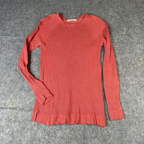 Marine Layer Women's Small Coral Sofia Sweater Long Sleeve Pullover Open Knit - Picture 1 of 7